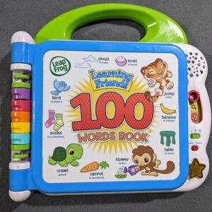 LeapFrog learning friends 100 words‎ English and Spanish